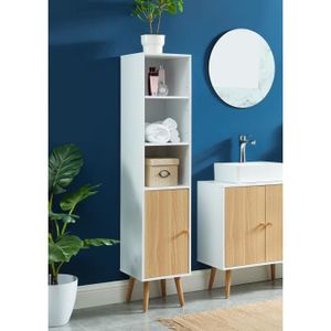 Colonne Salle De Bain Bois Massif Payez En 4x Cdiscount