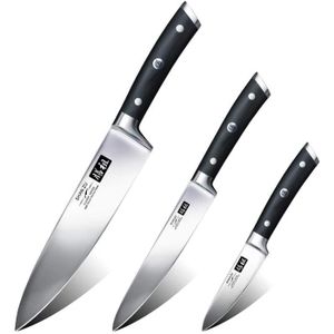 Set De 5 Couteaux Noir Royalty Line Achat Vente Couteau De Cuisine Royalty Line Set De Couteaux Cdiscount