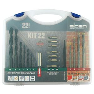 Labor AL000060 Labor 7 x Lt 10 forets /à m/étaux Pro DIN 338 HSS D 24 mm 0.6 x Lu