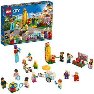 ASSEMBLAGE CONSTRUCTION Ensemble de figurines La fête foraine LEGO®-City -