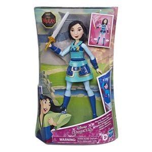 POUPÉE Coffret Luxe Mulan Tenue De Guerriere Poupee mannequin 30 Cm Disney Princesse Nouveaute Set Jouet Fille 1 Carte offerte