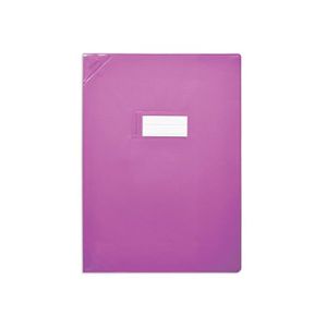 Protège-Cahier Calligraphe Cristalux - 17x22 Cm - Transparent Avec Rabats Marque-pages - PVC 22/100ème