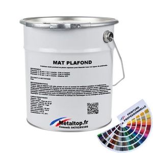 SOUS-COUCHE - ENDUIT Peinture mate pour plafond METALTOP - Pot 5L - Bla