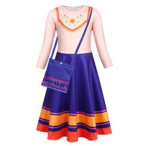 Enfants Filles Encanto Mirabel Luisa Dolores Princesse Robe Party Cosplay  Déguisement Déguisé Costume