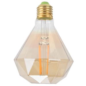 AMPOULE - LED Mxzzand Ampoule de lampe Ampoule LED E27 4W, lampe à Filament décorative Vintage pour lustre, applique murale, deco halogene Or