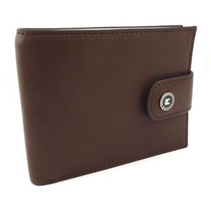 Portefeuille/porte-monnaie Vintage TED LAPIDUS En Similicuir Marron – Authentique, Occasion En Parfait état