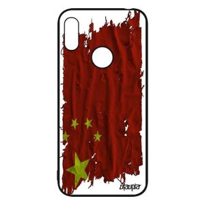 COQUE - BUMPER Coque silicone Huawei Y6 2019 drapeau chine chinoi