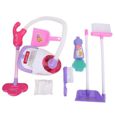 Mini Aspirateur électrique Pour Enfants – Avec Lumière Et Musique – Jouet éducatif Rose – Nettoyage Simulé
