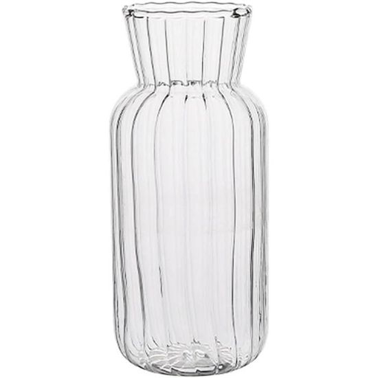 Lot De 2 Vases Carrés En Verre Épais Transparent - 8x8x8 Cm - Pour Plantes Hydroponiques, Décoration De Table Ou Mariage