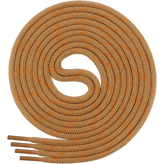 Lacets Ronds Polyester - Pour Chaussures Randonnée Ou Travail - Longueur 70-220cm