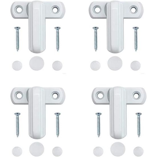Crochet Rideau Alliage Zinc Embrasses à Rideaux HASLED - Lot De 6 En Alliage Zinc Style Rétro Bronze Attache Rideaux Métal