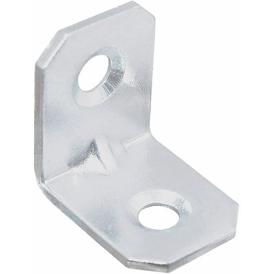 Lot 100 équerres De Chaise KeyMet – 25x25x16 Mm – Acier Zingué – Neuf