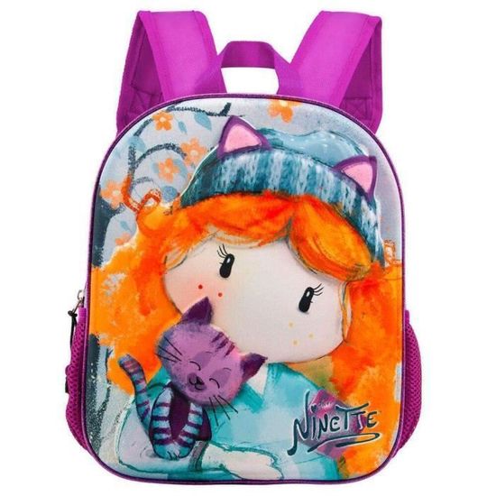 Petit sac à dos avec poche à verrou tournant