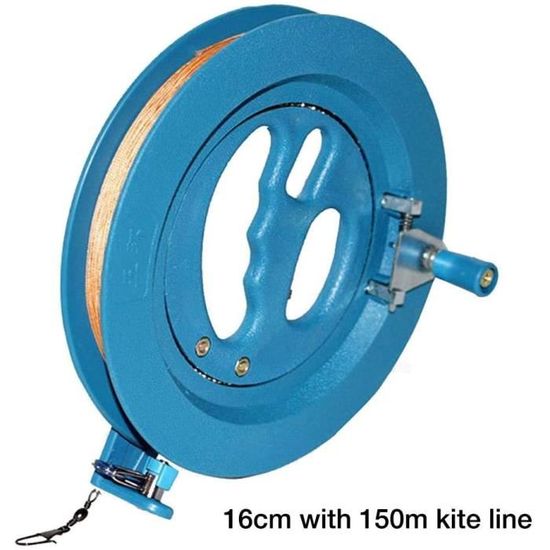 Enrouleur De Cerf-volant Professionnel – Roue 18 Cm, Ligne 200 M, ABS, Frein Et Roulement à Billes – Pour Cerf-volant 1,8 M