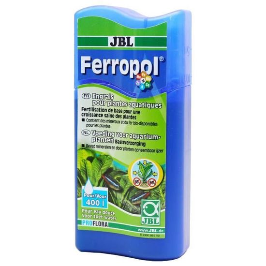 JBL Engrais liquide Ferropol - Pour plantes d'aquarium - 100ml (Lot de 3)