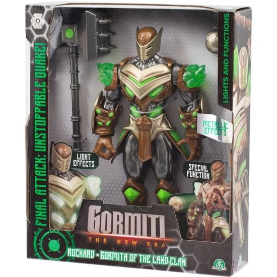 Figurine Gormiti Articulée Fireon 15 Cm - Fonction D'Attaque, 9 Points D'Articulation - Jouet Enfant 4 Ans Et +