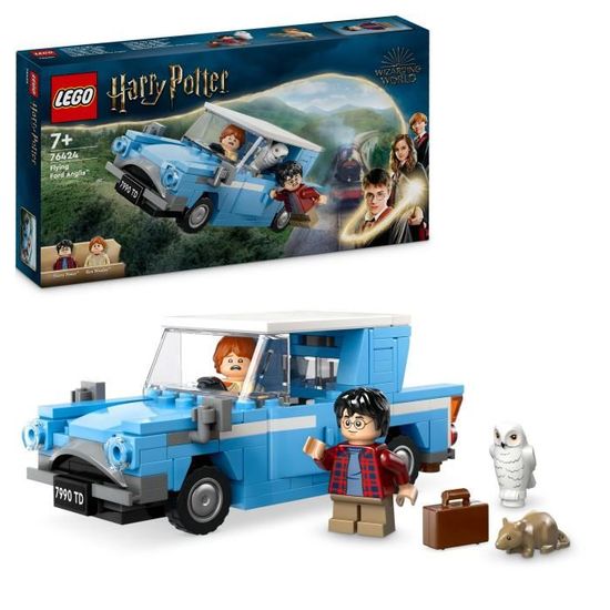 LEGO Harry Potter 76424 La Ford Anglia Volante, Jouet pour Enfants, Voiture à Construire