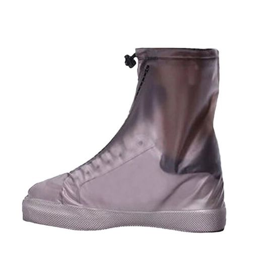 BOPRKTM 3 Paires Couvre Chaussure Impermeable Réutilisables Surchaussures Impermeables Surchaussures Silicone Imperméable Antidérapante Sur Chaussure Imperméable, pour Pluie,Jour de Neige (Taille L