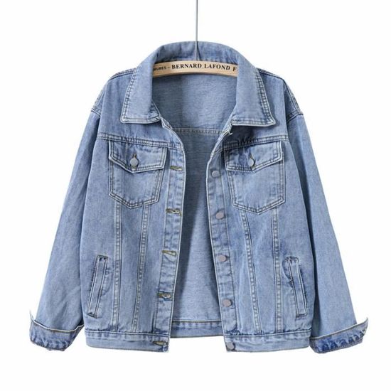 T-Shirt Manches Longues Pour Fille - Col Rond, Coupe Large, Couleur Unie - Décontracté Et Confortable