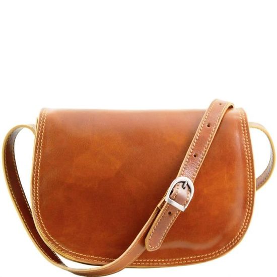Tuscany Leather - Isabella - Sac bandoulière en cuir - Miel (TL9031)