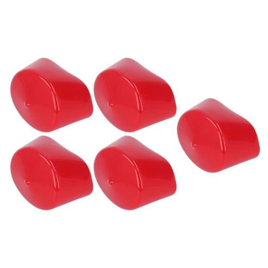 Protecteurs De Filetage UXCELL - 20 Pièces - Diamètre Intérieur 16mm - Bout Rond Rouge Pour Tuyaux