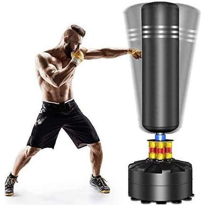 YOLEO Sac de Frappe Adulte Sac de Boxe sur Pied Punching Ball Adulte - 175 cm
