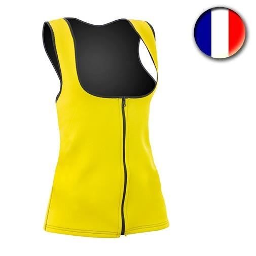 TAILLE XL - Gilet Ceinture Gaine Bande De Sport Avec Effet Sauna Pour Femme - Fitness
