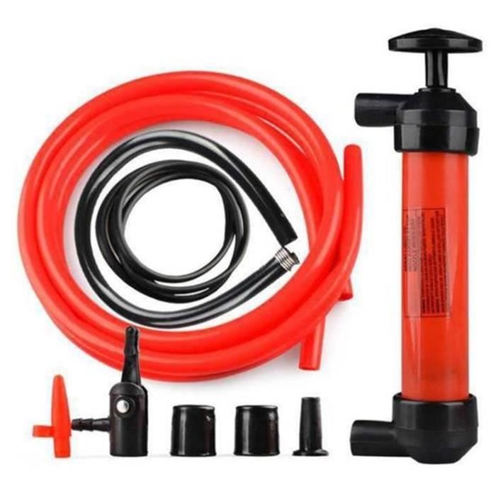 Kit De Vidange Moteur 1pc Manuel Pompe à Huile Manuel Siphon Tube Tuyau De Voiture Pompe D'aspiration Noir