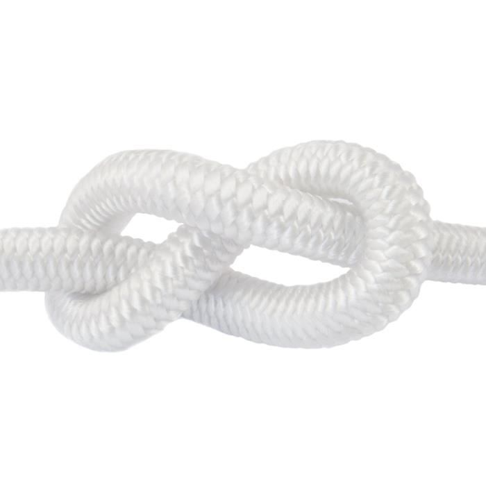 25m corde élastique câble 4mm blanc - plusieurs tailles et couleurs