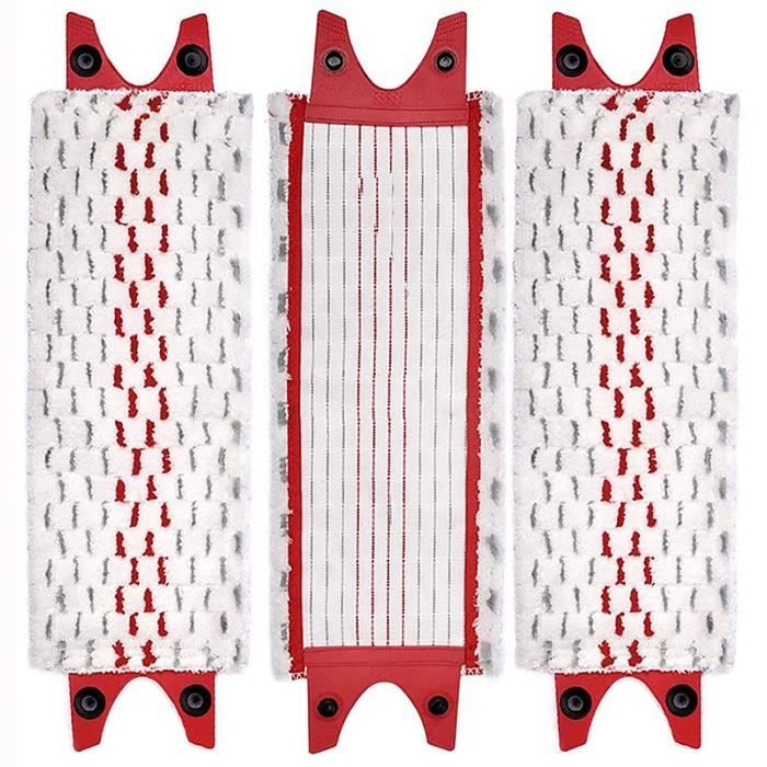 Tête de balai de rechange en microfibre,3pcs,durable pour balai à franges Vileda UltraMax de Remplacement de Recharge