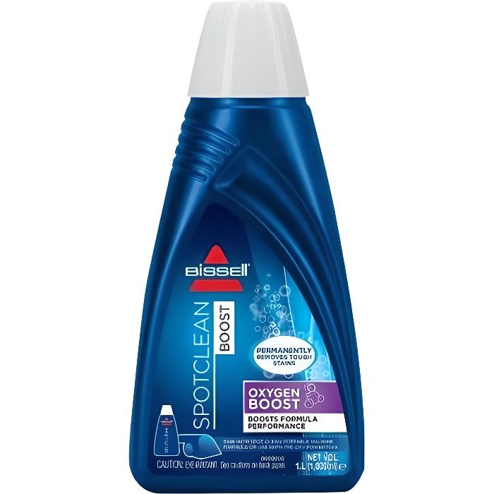 BISSELL SpotClean Boost Oxygen Boost Produit de nettoyage liquide bouteille 1 l concentré blanc, bleu