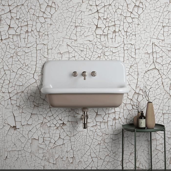 Lavabo école en céramique émaillée 90 cm True Colors - Taupe