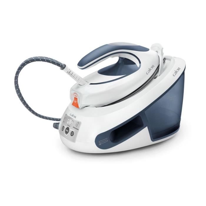 Calor Centrale Vapeur Pro Express Anti-Calc Bleu SV8052CO