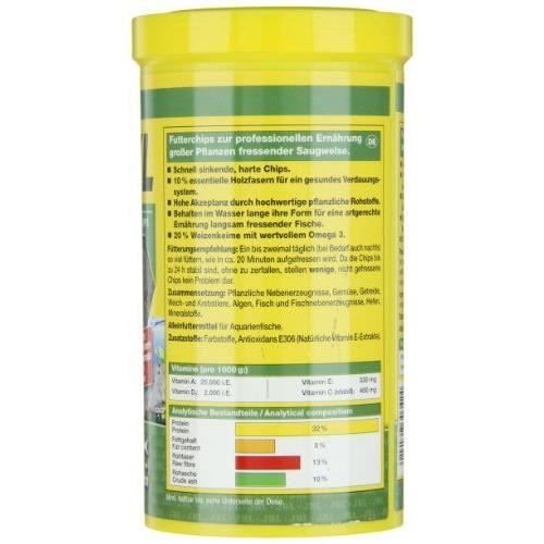 JBL - NovoPleco XL - Nourriture pour poissons - 1 x 1 l