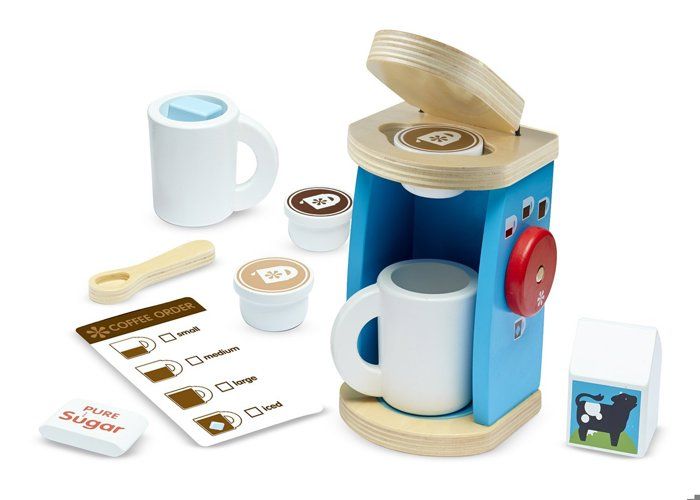 MELISSA & DOUG Service À Café En Bois Pour Préparation Et Service