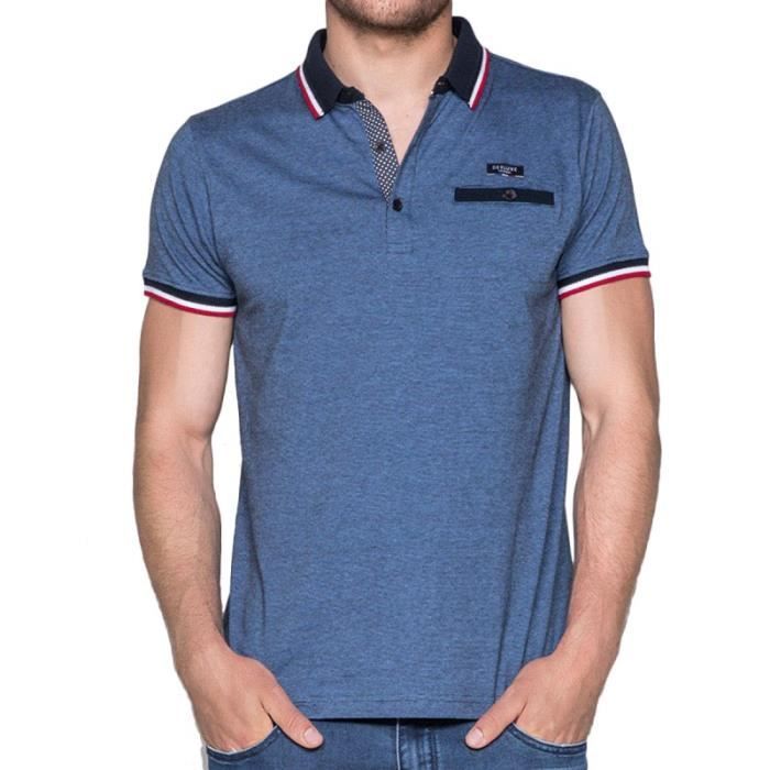 Polo Bleu Homme Deeluxe 74 Drexler