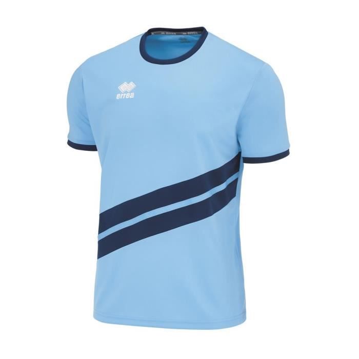 Maillot junior Errea Jaro - bleu ciel/bleu marine - XS