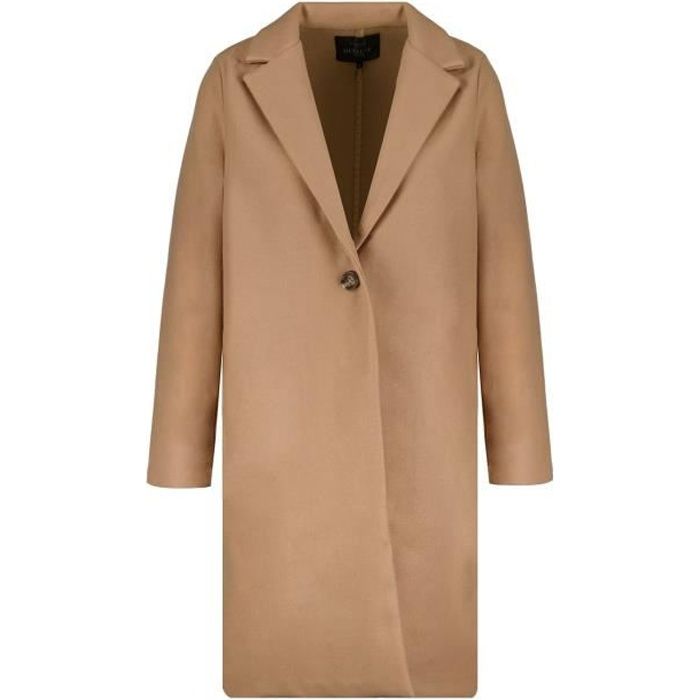 DEELUXE Manteau long uni HANNAH Camel