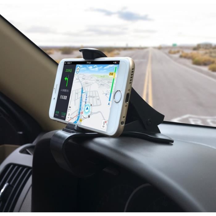 Support Voiture Tableau de Bord pour SAMSUNG Galaxy Z Fold 2 Smartphone Pince Reglable Universel Adaptable (NOIR)