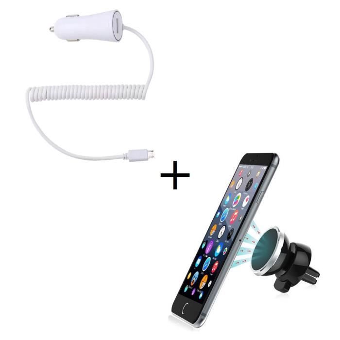Accessoire Telephone / Fixation Telephone - Support Telephone / Fixation Telephone - Support Telephone - Pack Voiture pour SAMSUNG