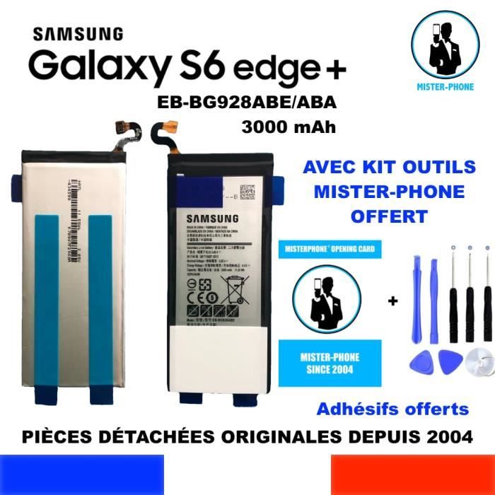 BATTERIE ORIGINALE SAMSUNG GALAXY S6 EDGE + EB-BG928ABA SM-G928 ORIGINE + OUTILS MISTER-PHONE GENUINE BATTERY TOOLS