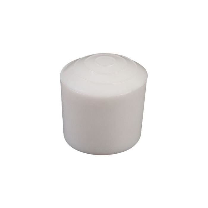 Embout en plastique blanc (Ø Extérieur tube: 22 mm)