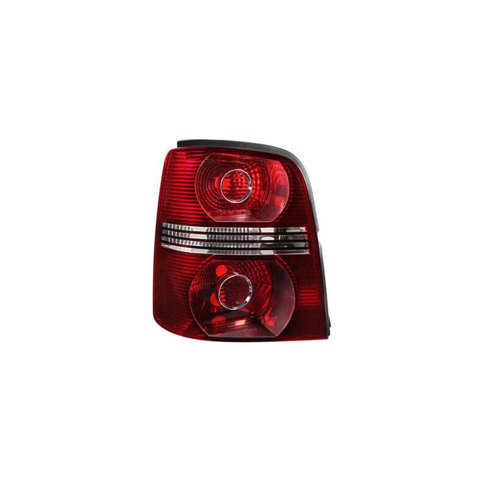 Feu arrière gauche VOLKSWAGEN TOURAN I phase 2, 2006-2010, fond rouge,