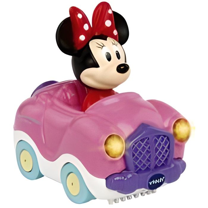Tut Tut Bolides - Le cabriolet magique de Minnie - Voiture interactive rose Disney Bebe Fille - Vtech