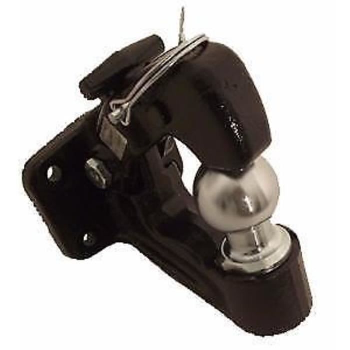 Crochet Mixte 4 Trous / Diamètre 17mm - Entraxes 90x40 mm - Westfalia 7954