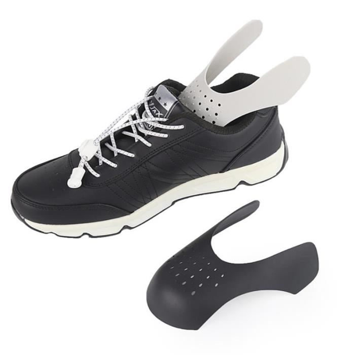 2 Paires Chaussures Baskets Bouclier Protecteurs de plis Anti-Rides Chaussure Décroissant Noir PEDALIER - PEDALE - CACHE-PEDALIER