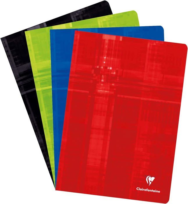 Lot De 5 Répertoires Oxford Reliure Piqûre A4 – 96 Pages Petits Carreaux 90g, Format 21x29,7 Cm, Super Conquérant