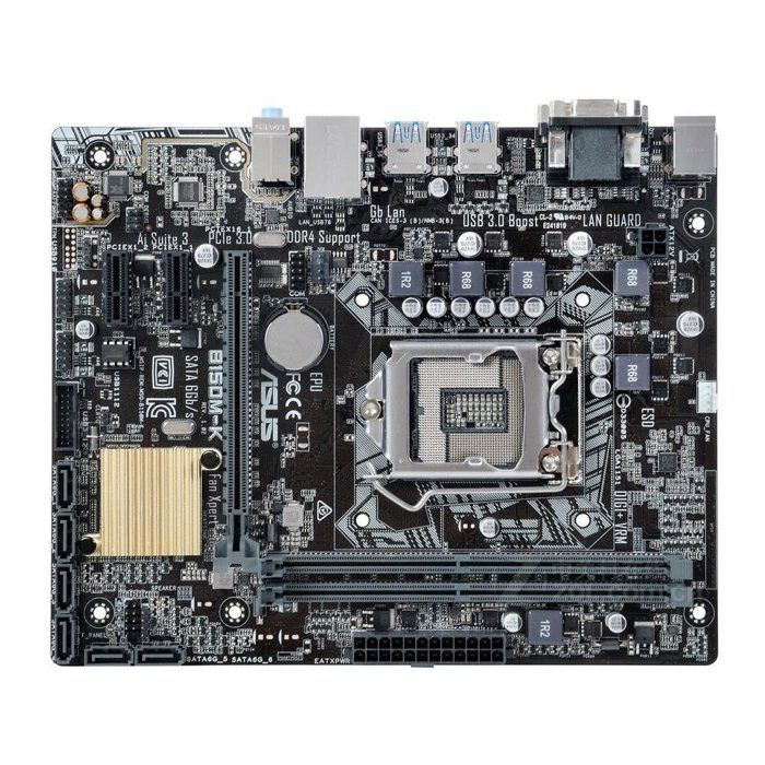 Carte mère ASUS B150M-K Intel B150 LGA 1151 2xDDR4 32GB Micro ATX - Asus