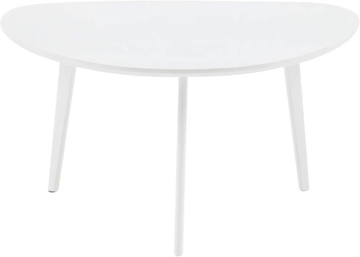 GOPLUS Table Basse Ovale Salon, Table de Salon en Bois de Caoutchouc avec Étagère de Rangement Ouverte, 2 Niveaux pour Bureau, Salle de Réception, Charge 160KG, 111 x 60,5 x 47 cm (Gris
