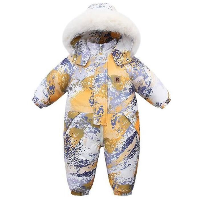 yoeyez Combinaisons de Neige Enfants Filles Garçons une Pièce Combinaisons de Ski Imperméables Coupe-Vent Hiver Chaud Planche à Neige Combinaisons de Ski Vestes Violettes 4-5 Ans